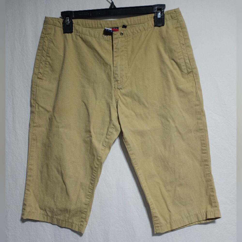 Y2K Tommy Hilfiger Woman's Capris Beige Size 7
